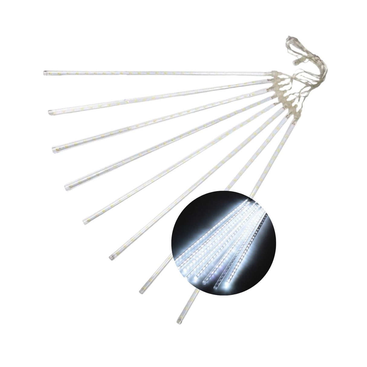 Meteor-Lichter 2.8m LED Weihnachtslichter Wassertropfen Girlande Eiszapfen