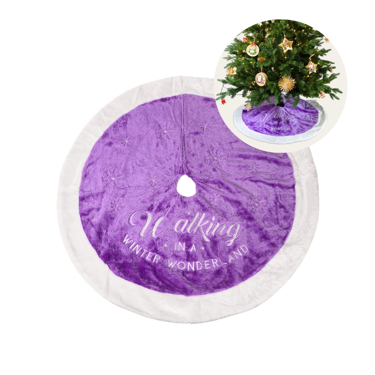 Baumrock Weihnachtsbaummatte Tannenbaum-Rock Weihnachtsbaum-Teppich Christbaum-Decke