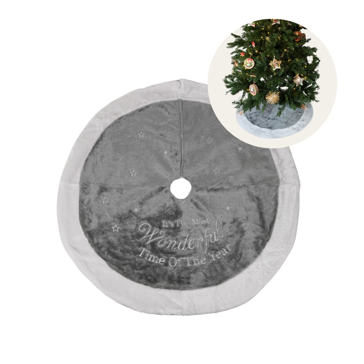 Christbaum-Decke Weihnachtsbaum-Teppich Tannenbaum-Rock Weihnachtsbaummatte Baumrock