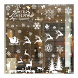 Festliche Motive Weihnachtssticker Fensterbilder klebbar Weihnachtsaufkleber