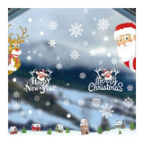 Fensterbilder Merry Christmas Happy New Year Weihnachtssticker Weihnachtsaufkleber