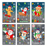 Fensterbilder Weihnachtsaufkleber für Fenster Weihnachtssticker Merry Christmas
