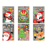 Fensterbilder klebbar Merry Christmas Weihnachtssticker für Kinderfenster Weihnachtsaufkleber