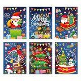 Fensterbilder klebbar Merry Christmas Weihnachtssticker Weihnachtsaufkleber Fenster