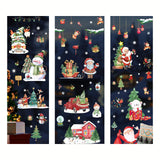 Fensterbilder klebbar für Kids Weihnachtssticker Weihnachtsaufkleber Fenster