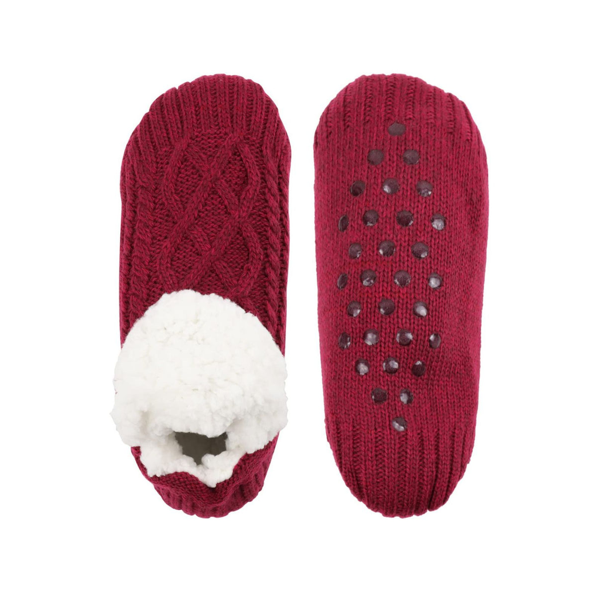 Hausschuhe Gr. 35-38 Wintersocken Kuschelsocken Fuzzy-Socken Pantoffeln
