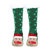 Weihnachtssocken Gr. 42-47 Fuzzy-Socken Wintersocken Kuschelsocken