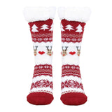 Weihnachtssocken Gr. 42-47 Kuschelsocken Fuzzy-Socken Wintersocken