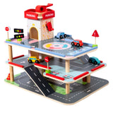 Holz-Parkhaus für Kinder Spielzeug Parkgarage Kinderspielzeug Spielgarage