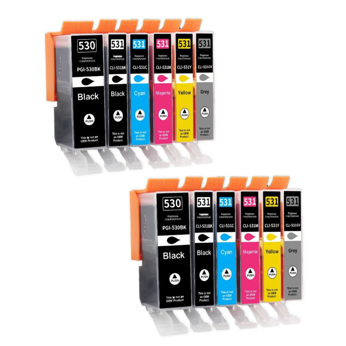 Alternative Tintenpatrone zu Canon PGI-530PGBK, CLI-531 XL
