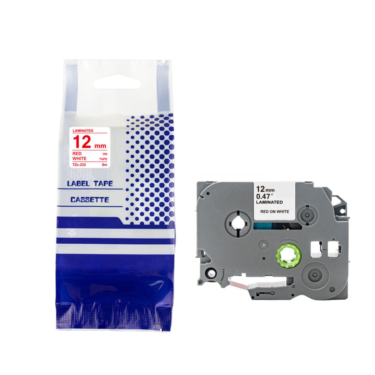 Alternatives Etikettenband zu Brother TZe-232 Beschriftungsband