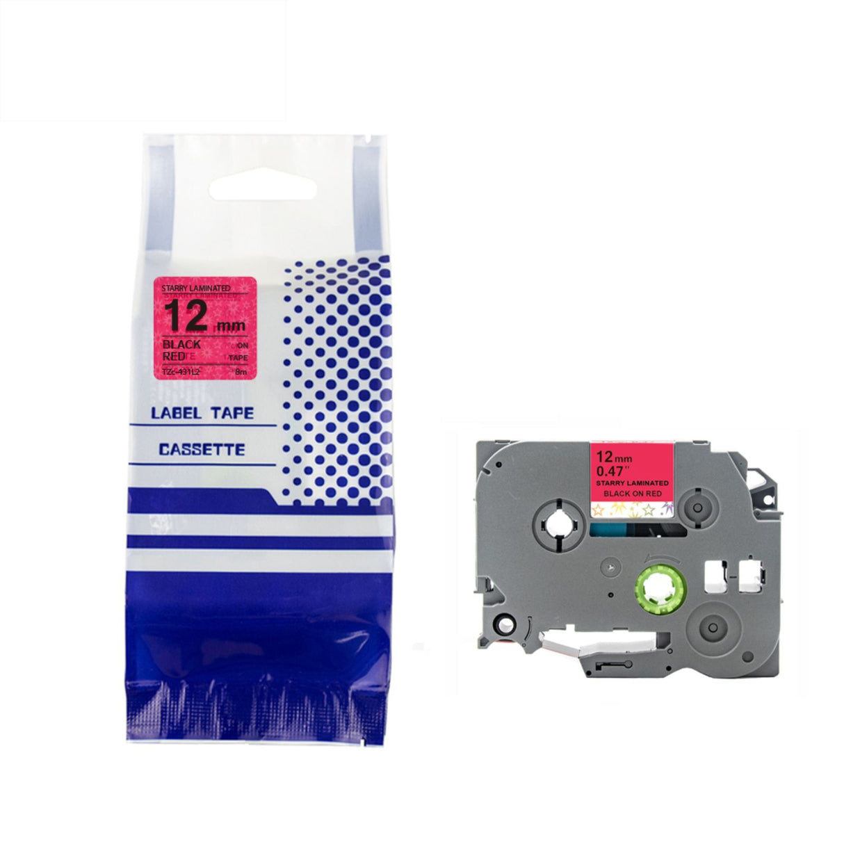 Alternatives Etikettenband zu Brother TZe-431L2 Beschriftungsband
