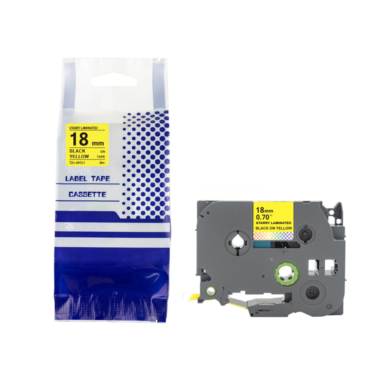 Alternatives Etikettenband zu Brother TZe-641L1 Beschriftungsband