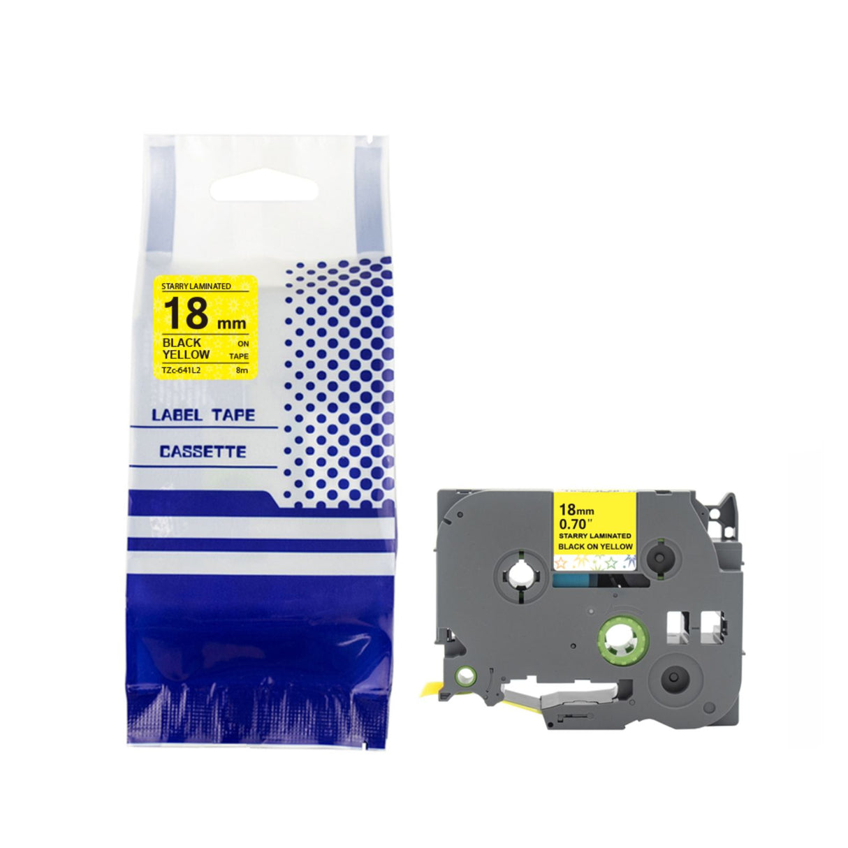 Alternatives Etikettenband zu Brother TZe-641L2 Beschriftungsband