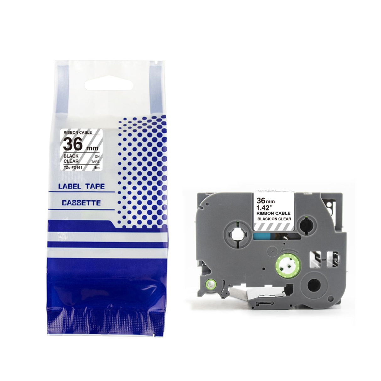 Alternatives Etikettenband zu Brother TZe-FX161 Beschriftungsband