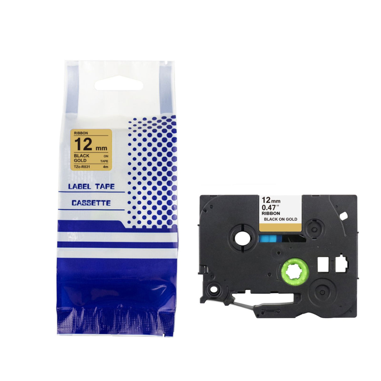 Alternatives Satin-Stoffband zu Brother TZe-R831 Beschriftungsband