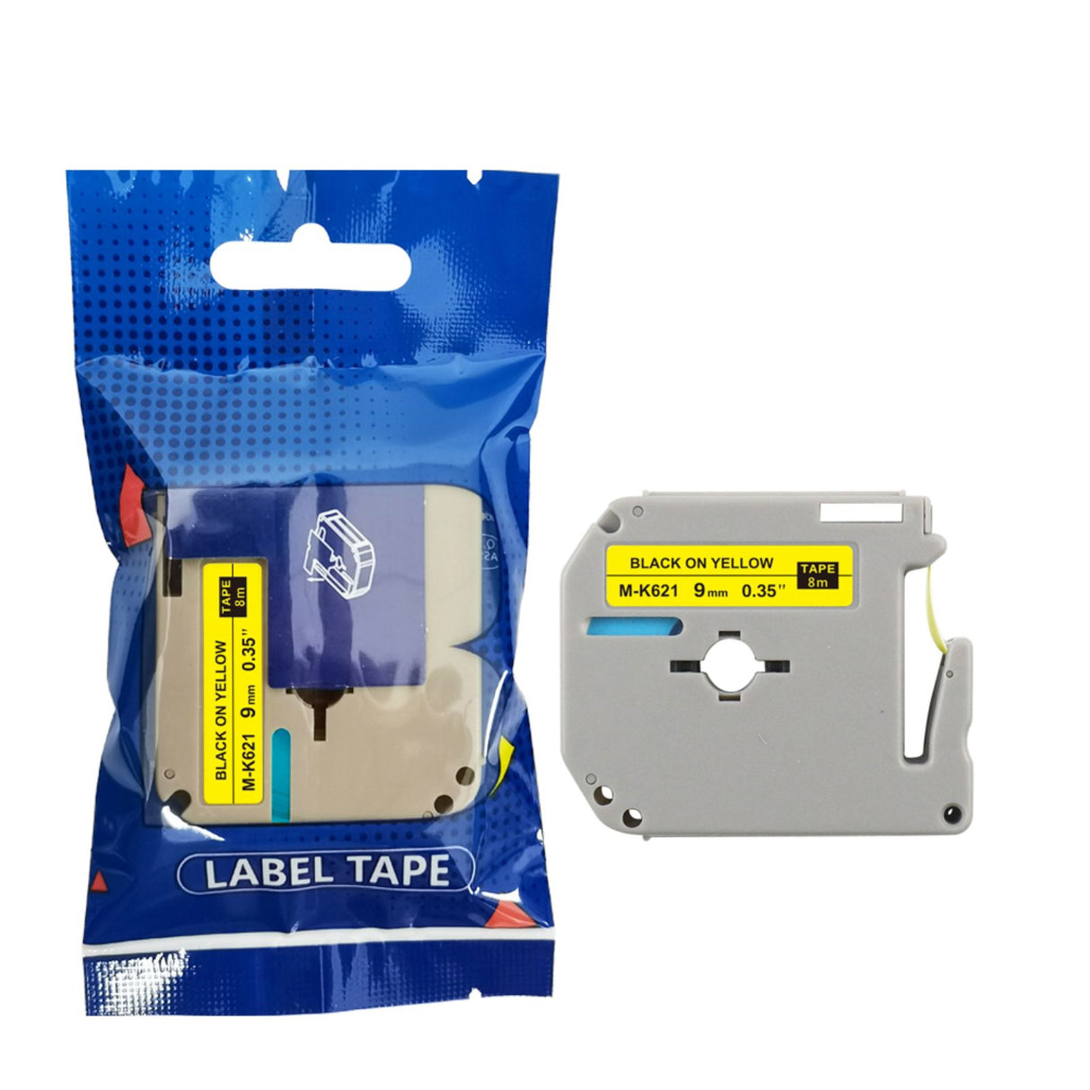 Alternatives Etikettenband zu Brother M-K621BZ Beschriftungsband