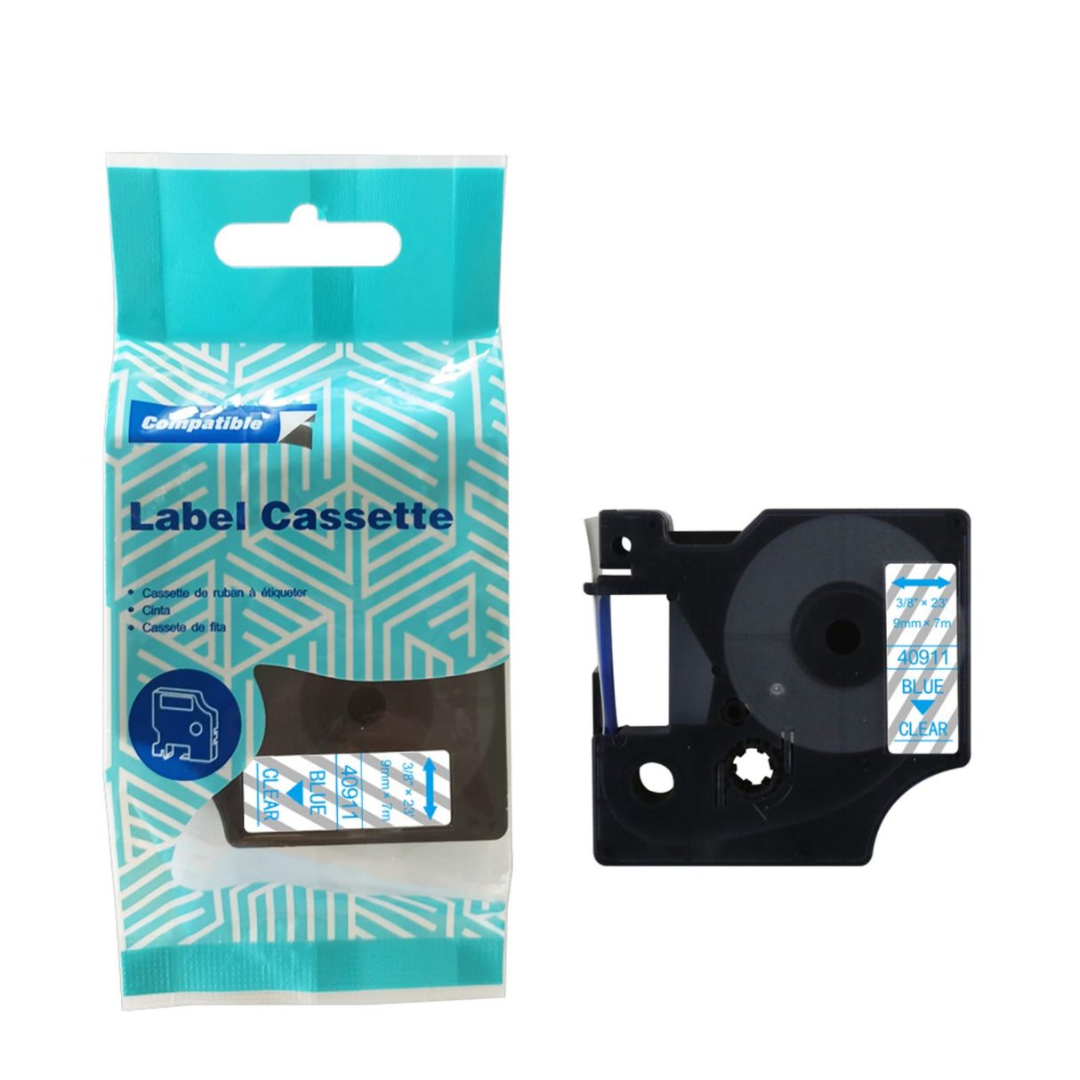Alternatives Etikettenband zu Dymo D1 40911 Beschriftungsband