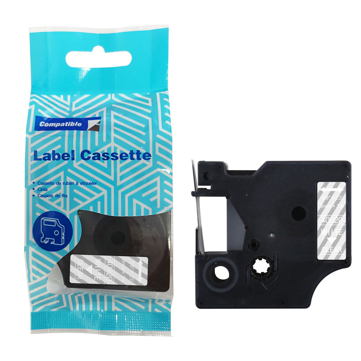 Alternatives Etikettenband zu Dymo D1 40920 Beschriftungsband
