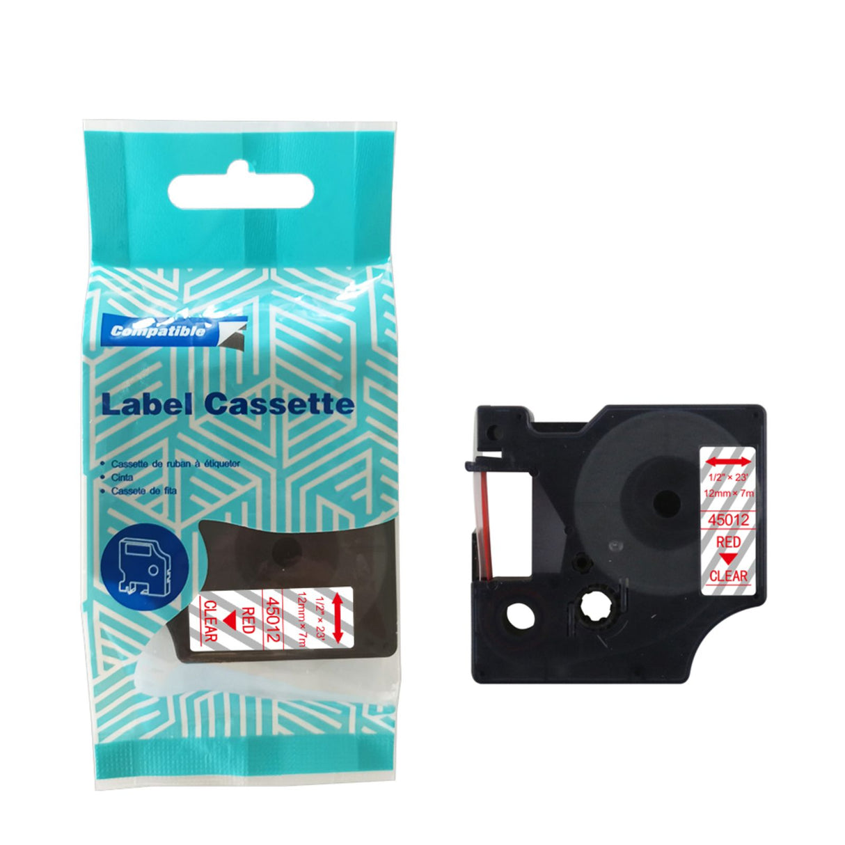 Alternatives Etikettenband zu Dymo D1 45012 Beschriftungsband