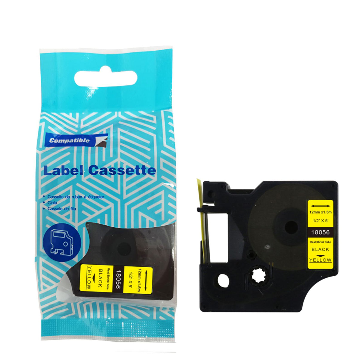 Alternative Schrumpfetiketten zu Dymo 18056 / S0718310