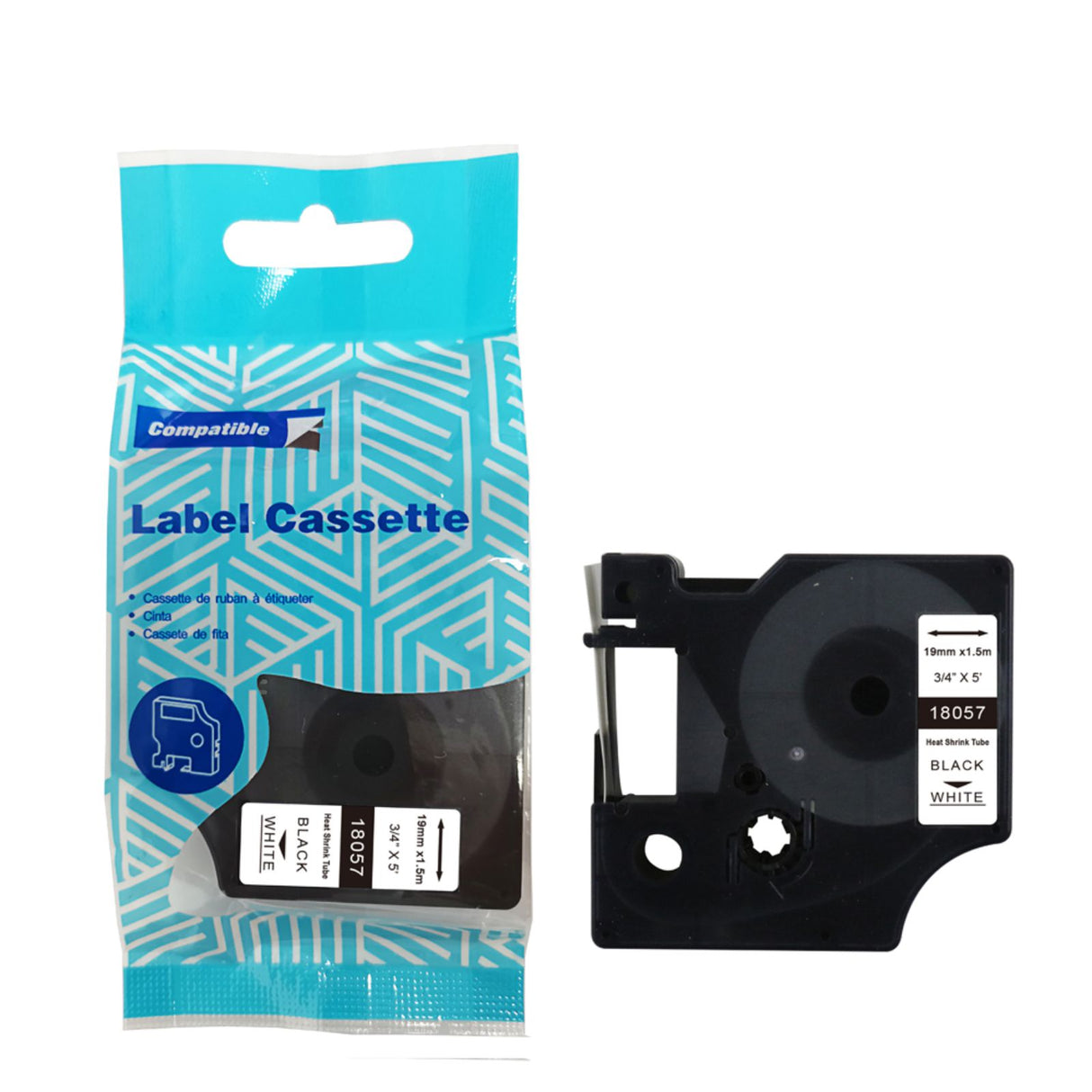 Alternative Schrumpfetiketten zu Dymo 18057 / S0718330