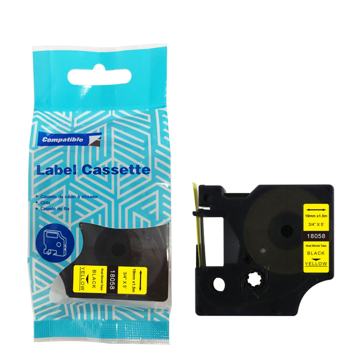 Alternative Schrumpfetiketten zu Dymo 18058 / S0718340