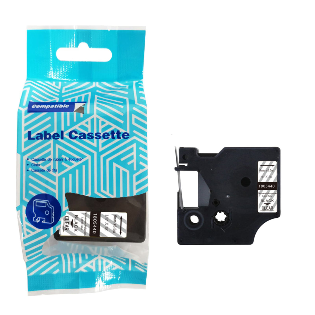 Alternatives Etikettenband zu Dymo 1805440 Polyesteretiketten