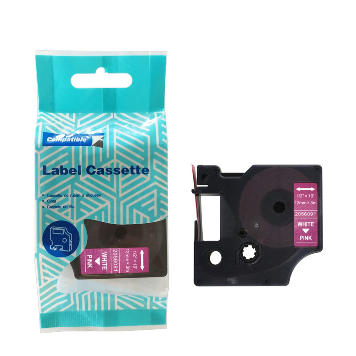 Alternatives Etikettenband zu Dymo 2056091 Neon-Beschriftungsband