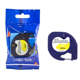 Alternatives Etikettenband zu Dymo 91222 / S0721620 LetraTag