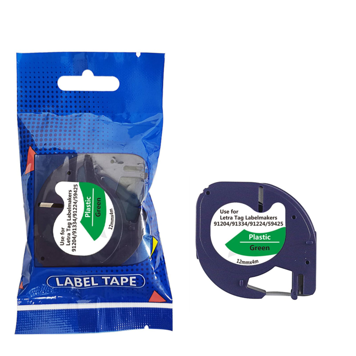 Alternatives Etikettenband zu Dymo 91224 / S0721640 LetraTag