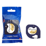 Alternatives Etikettenband zu Dymo LT12mm-Gold LetraTag