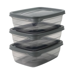 3er-Set Frischhaltedosen Meal-Prep-Dosen Aufbewahrungsdosen Boxen