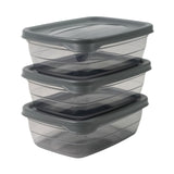 3er-Set Boxen Aufbewahrungsdosen Meal-Prep-Dosen Frischhaltedosen