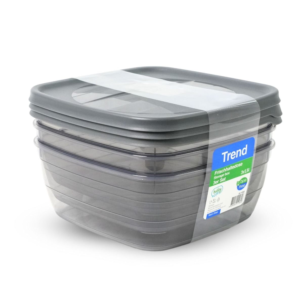 3er-Set Frischhaltedosen Meal-Prep-Vorratsdosen Aufbewahrungsdosen