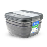 3er-Set Frischhaltedosen Meal-Prep-Vorratsdosen Aufbewahrungsdosen