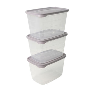3er-Set Meal-Prep-Dosen Boxen Frischhaltedosen Aufbewahrungsdosen