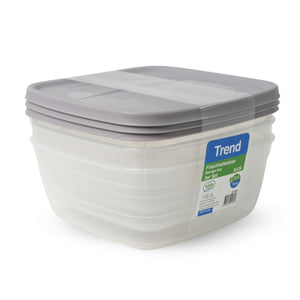3er-Set Frischhaltedosen Aufbewahrungsdosen Meal-Prep-Vorratsdosen