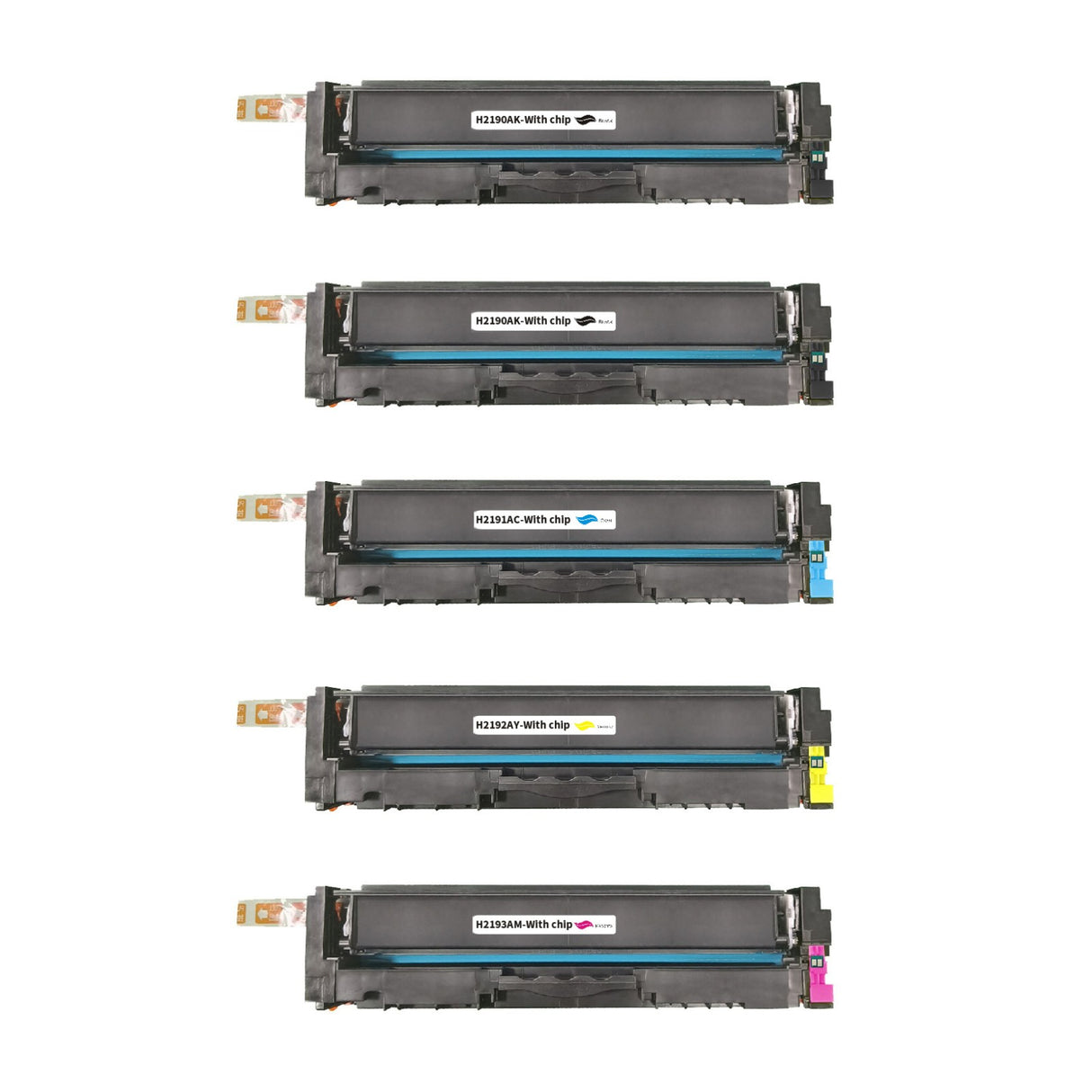 Kompatibler Toner für HP Color LaserJet Pro 3202dw - Black Cyan Yellow Magenta - 5er Set
