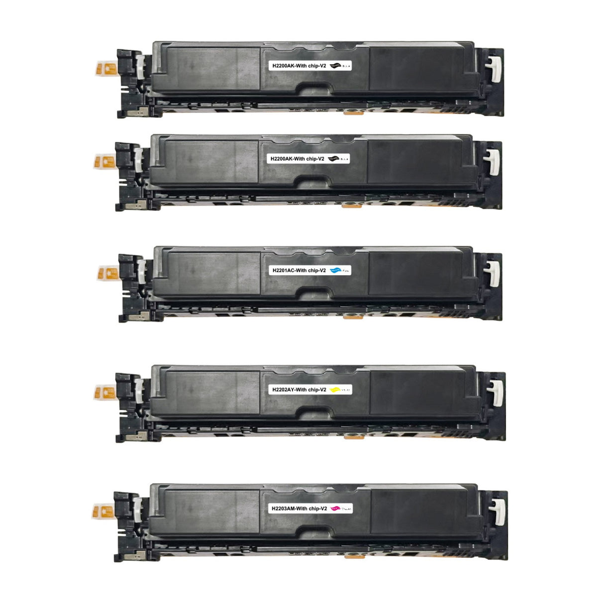 Kompatibler Toner für HP Color LaserJet Pro 4202dn - Black Cyan Yellow Magenta - 5er Set
