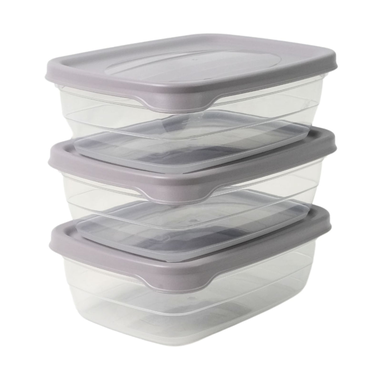 3er-Set Aufbewahrungsdosen Frischhaltedosen Boxen Meal-Prep-Dosen