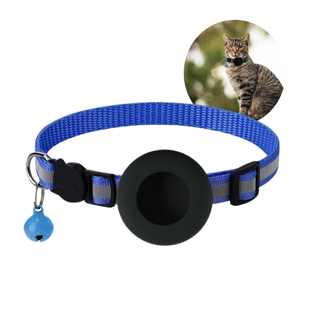 Hundehalsband mit Airtag-Halterung Halsband Katzenhalsband
