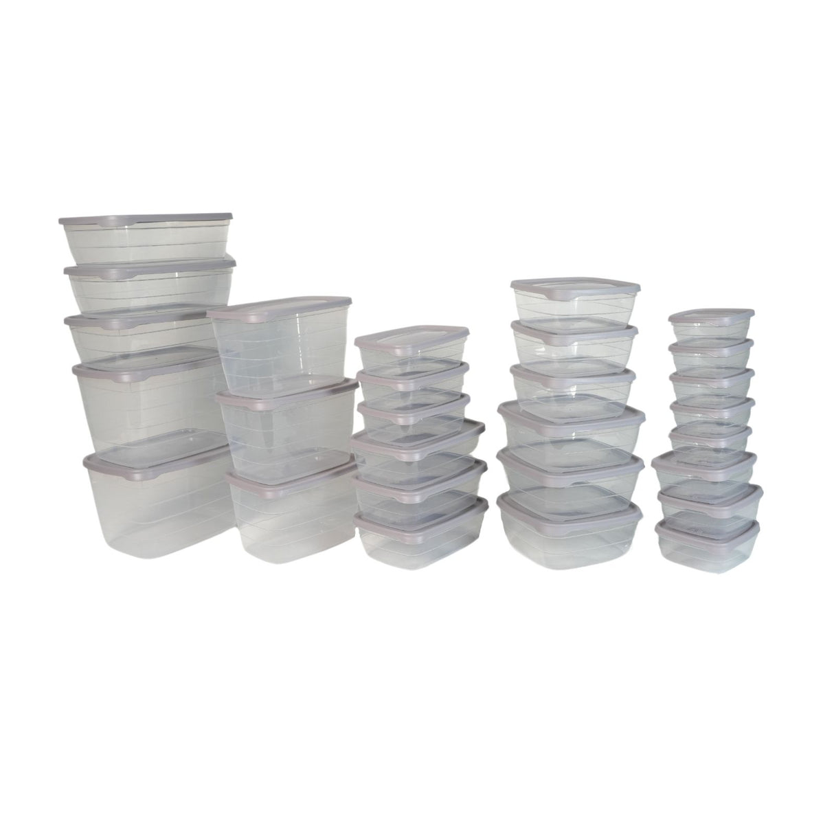 28-tlg. Frischhaltedosen-Set Gefrierdosen Meal-Prep-Dosen Vorratsdosen