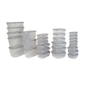 28-tlg. Frischhaltedosen-Set Gefrierdosen Meal-Prep-Dosen Vorratsdosen