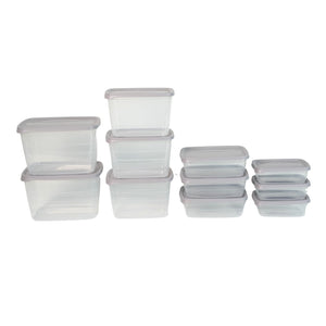 11-tlg. Frischhaltedosen-Set Gefrierdosen Meal-Prep-Dosen Vorratsdosen