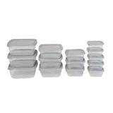 14-tlg. Frischhaltedosen-Set Gefrierdosen Vorratsdosen Meal-Prep-Dosen