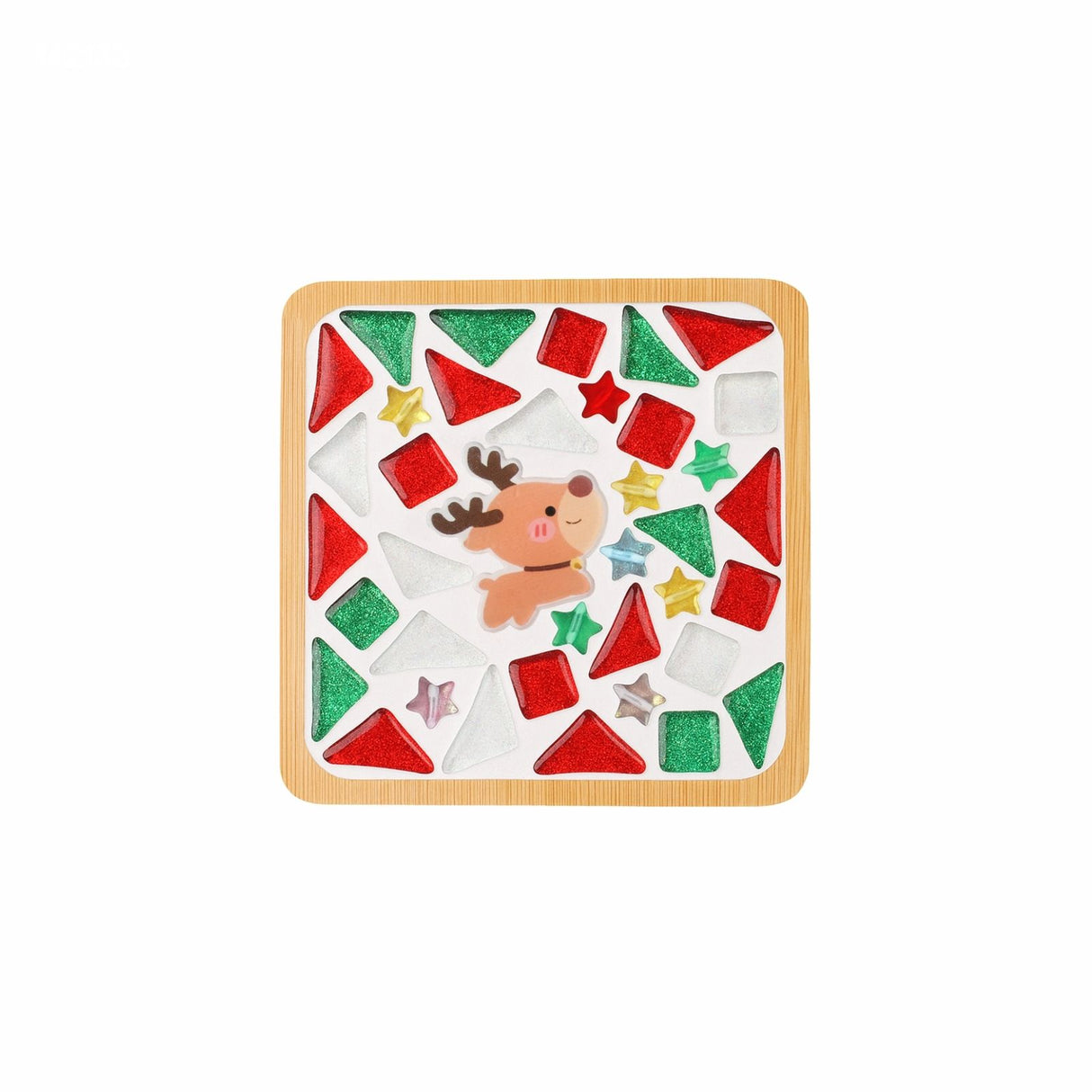 DIY-Mosaik-Bastelset Rentier Mosaik-Untersetzer Quadrat-Untersetzer