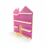 Puppenhaus-Holzregal für Toniebox und Toniefiguren Wandregal