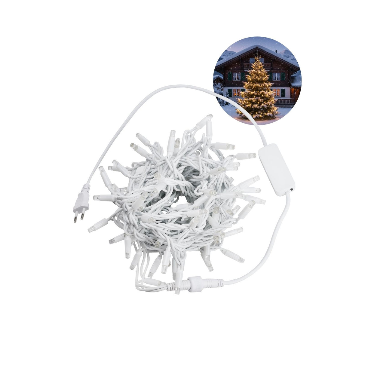 LED Lichterkette 9.4m Gartenbeleuchtung Weihnachtsdeko Outdoor-Lichter