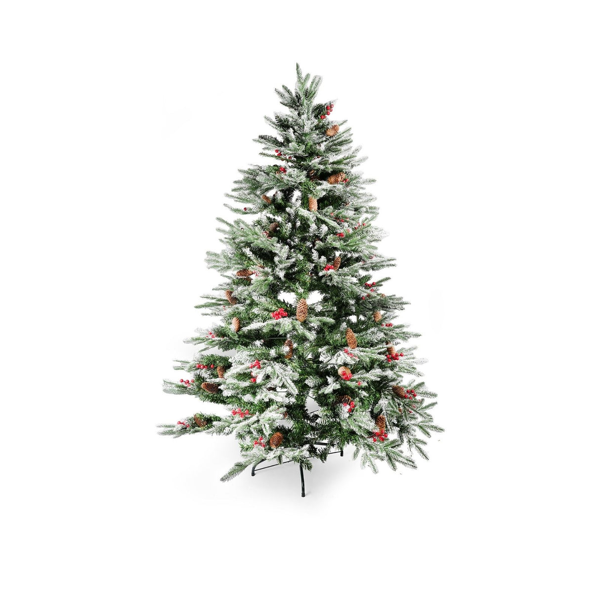 Weihnachtsbaum 180cm mit Schnee Tannenbaum Kunsttanne Christbaum